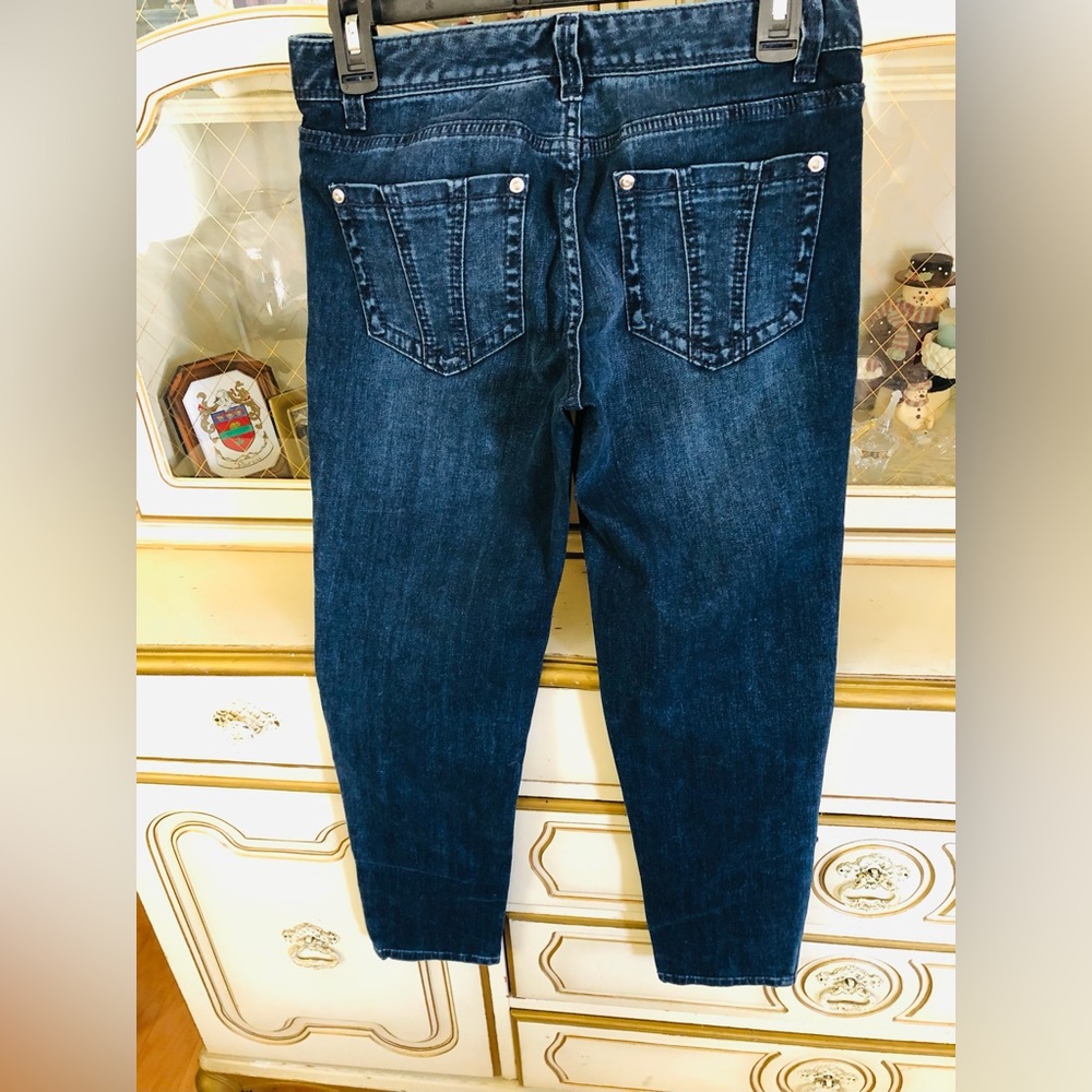 Cache Excellent Condition Rhinestone Studded Jean… - image 2